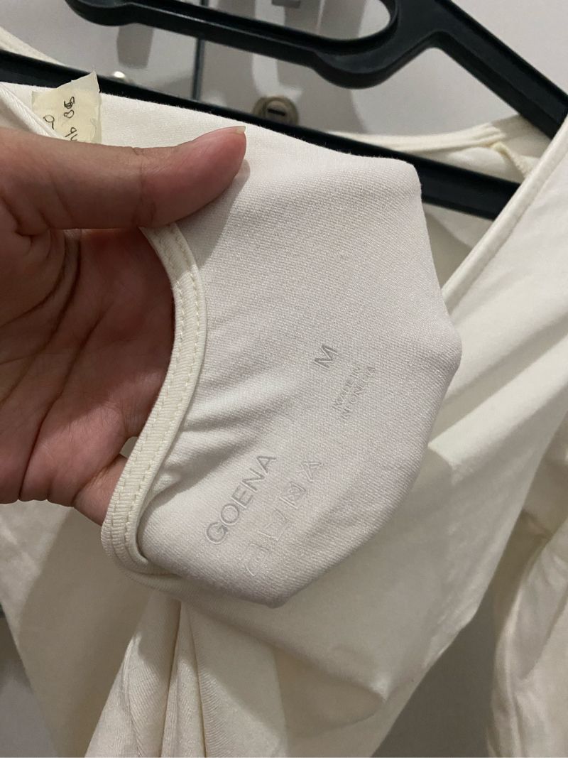 WEAR GOENA BACKLESS BODYSUIT BROKEN WHITE, foto 3