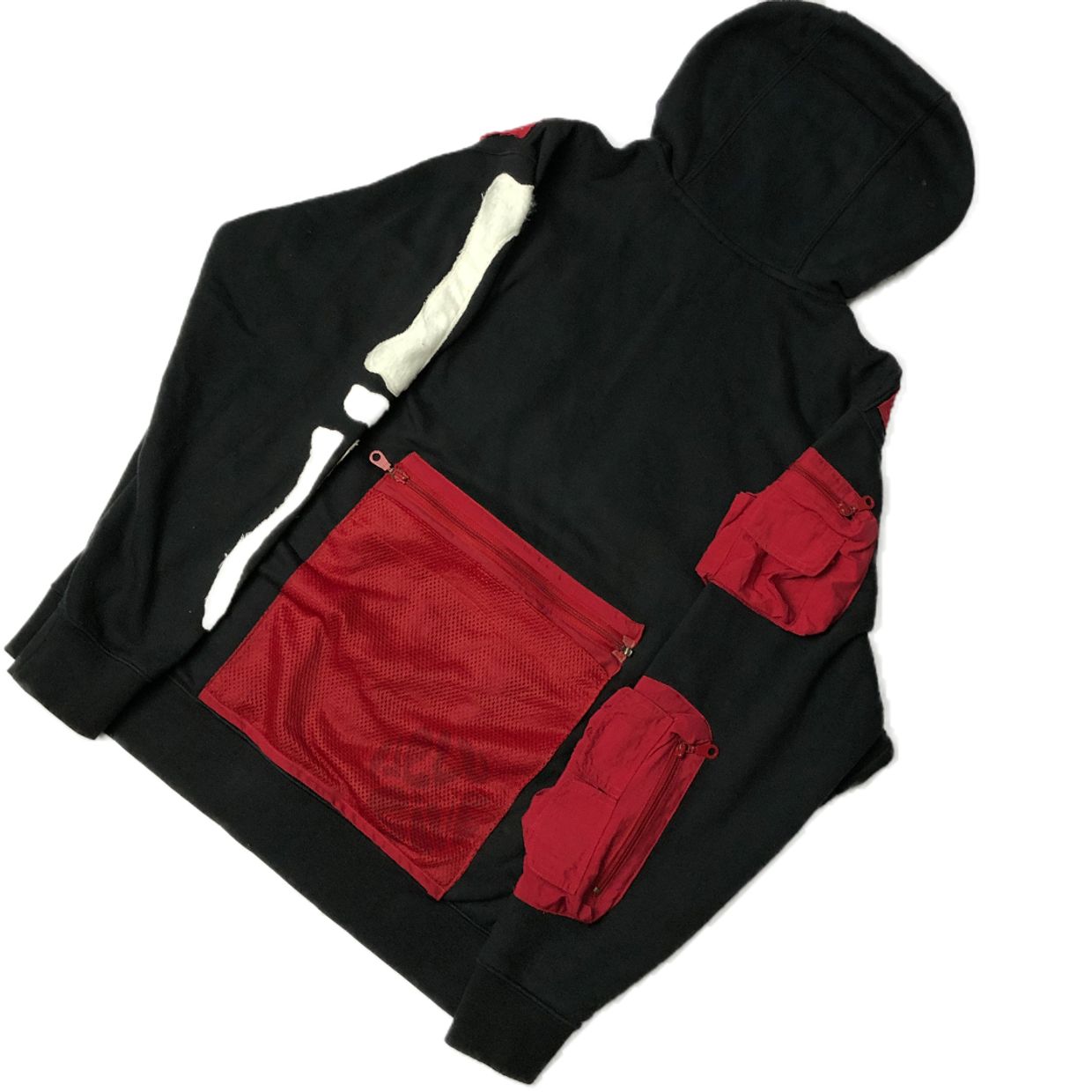 Reworked Nike Hoodie Zipper Tactical Skeleton, foto 4