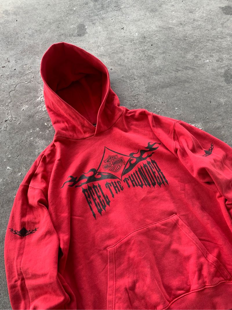 Vintage harley davidson hoodie, foto 3