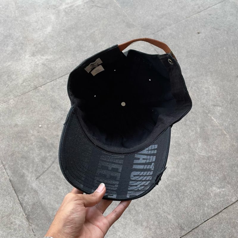 Topi Timberland Ripped Unstructured Cap Adjustable OSFA Seco, foto 6