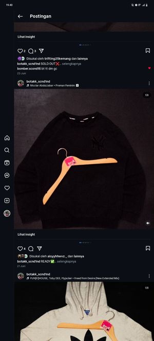 CREWNECK MLB full black