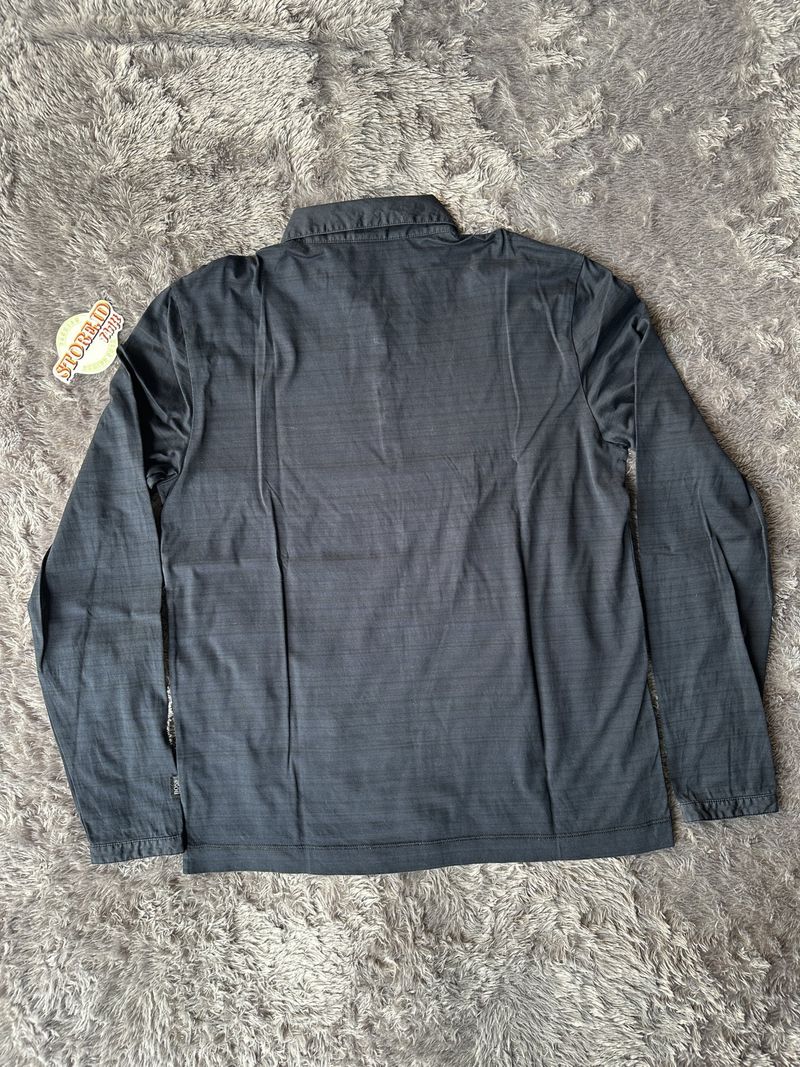 Kaos kerah Longsleves BOSS kancing snap, foto 5