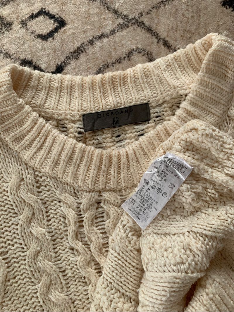 Giordano cable knitwear, foto 2
