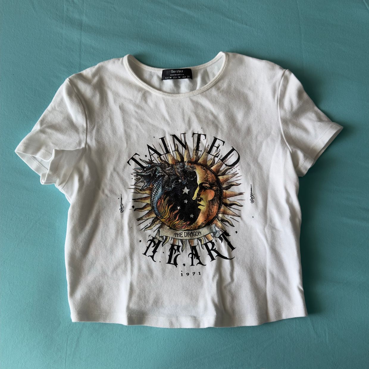 Y2K Crop top Wanita white