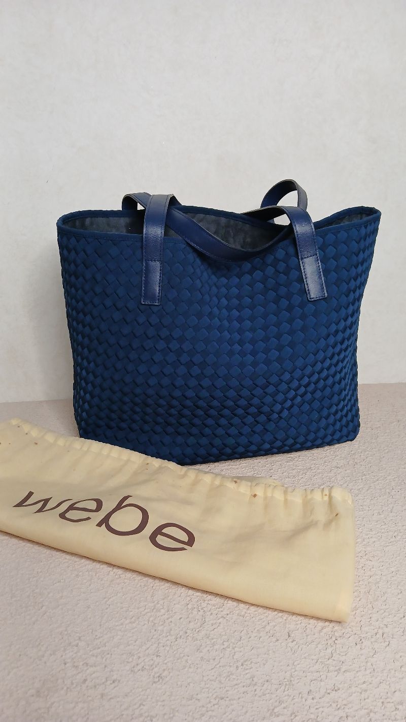 Totebag besar WEBE navy, foto 6