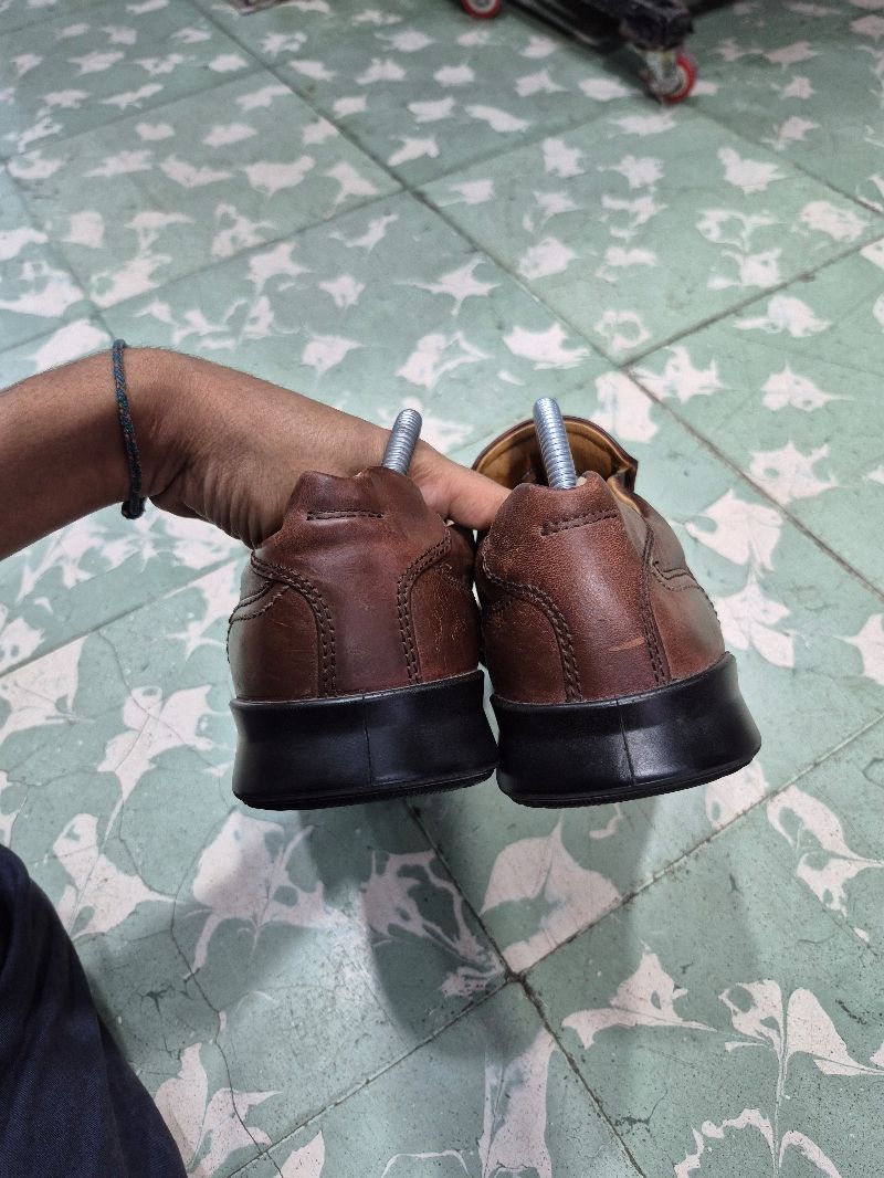 Sepatu Ecco Men's Brown Slip On Second Original(42), foto 3