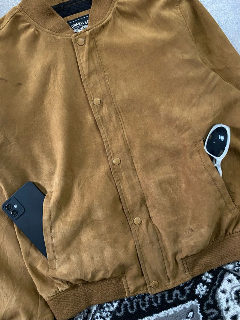 Levi’s Faux Suede Varsity Bomber Jacket (3A-54), foto 3