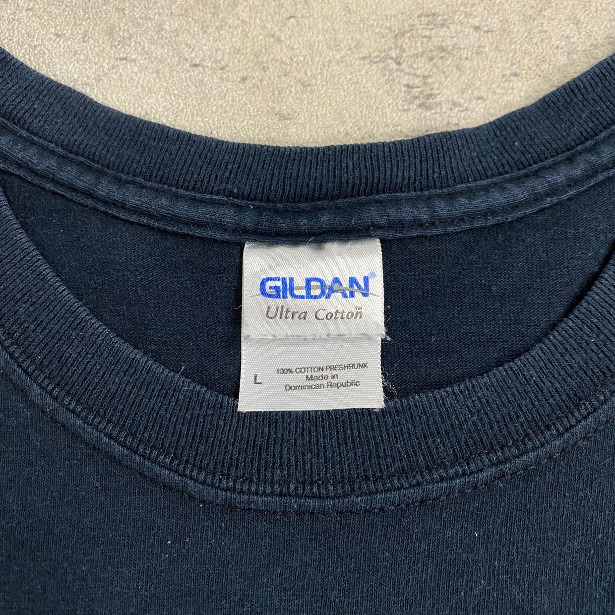 Gildan Grunge Emo T-shirt Pria navy, foto 5