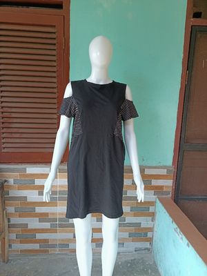DRESS KATUN BAHU SABRINA