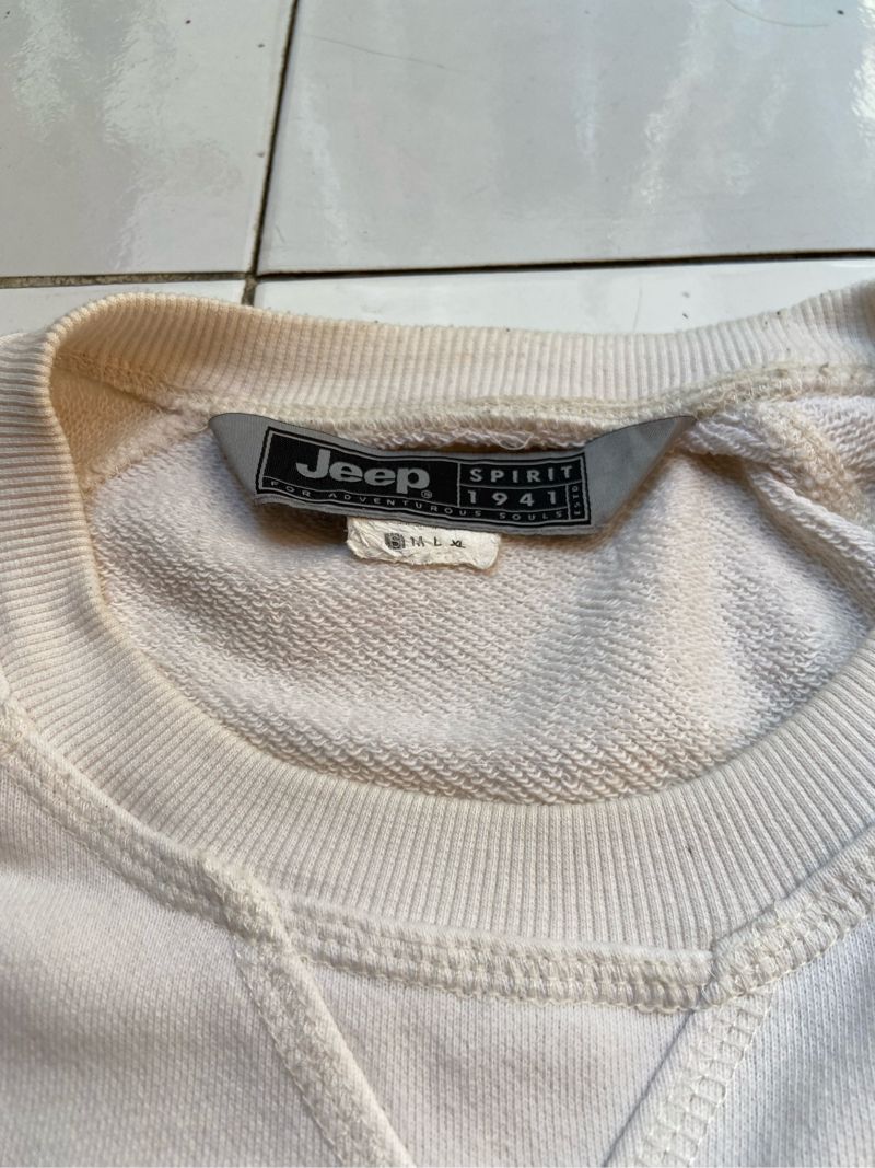 crewneck jeep broken white, foto 3