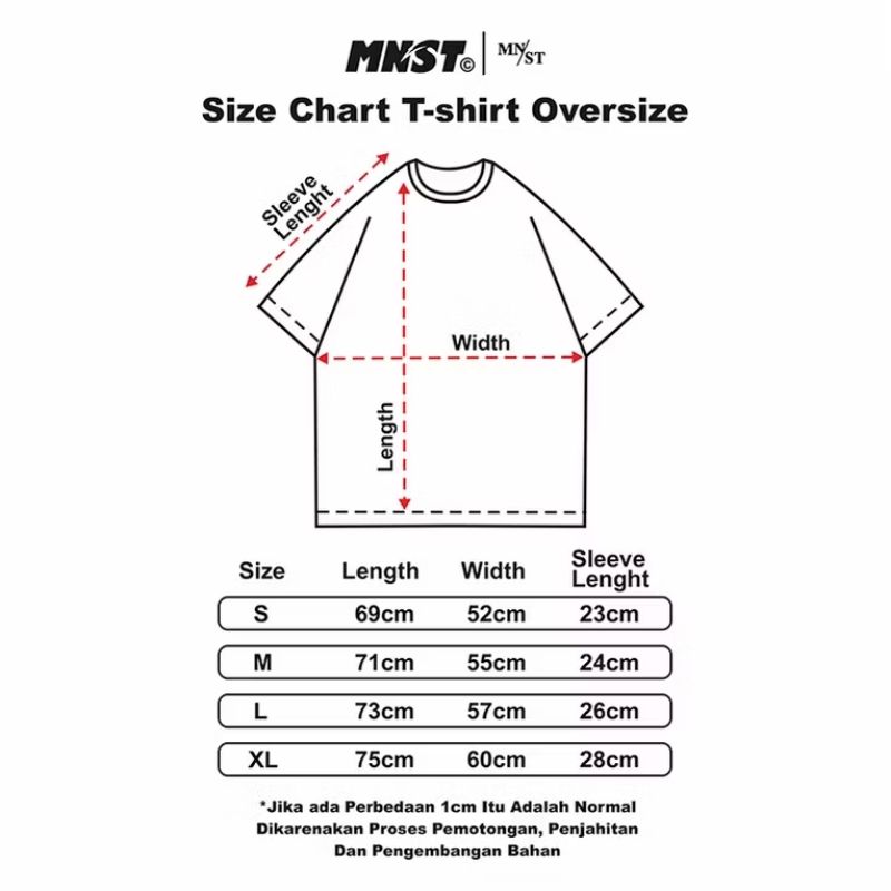 Mnst T-shirt Oversize, foto 4