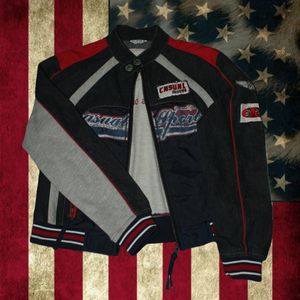 Denim Racer Jacket