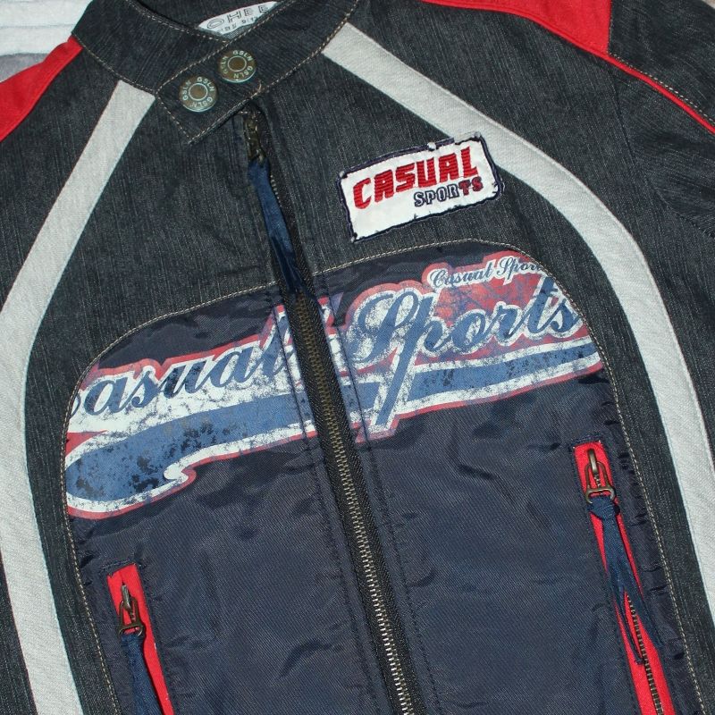 Denim Racer Jacket, foto 3