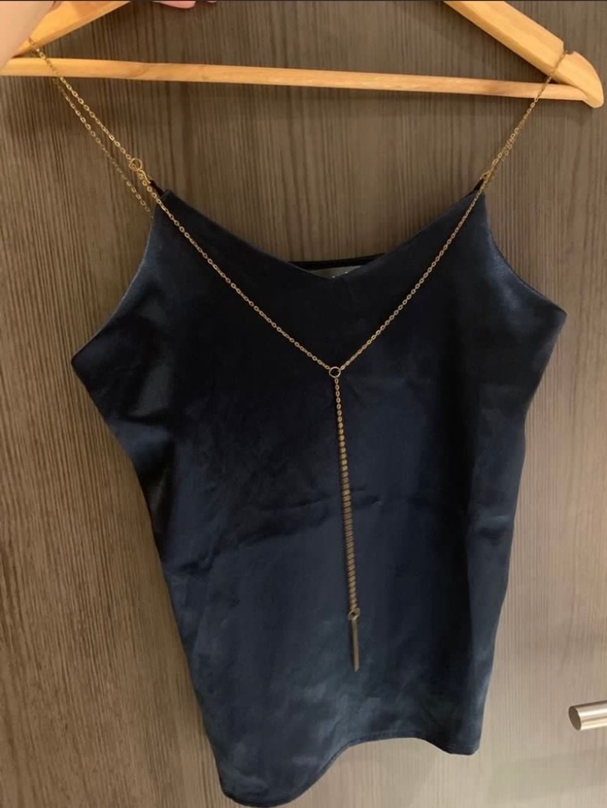 Luxury Casual Blouse Wanita navy