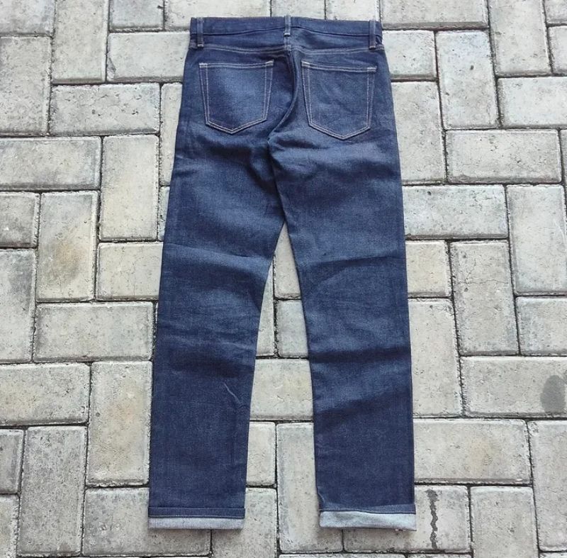 UNIQLO SELVEDGE LONG PANTS DENIM, foto 4