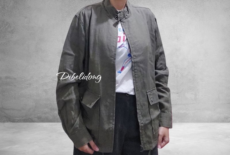 Jaket army kasual kantong depan, foto 2