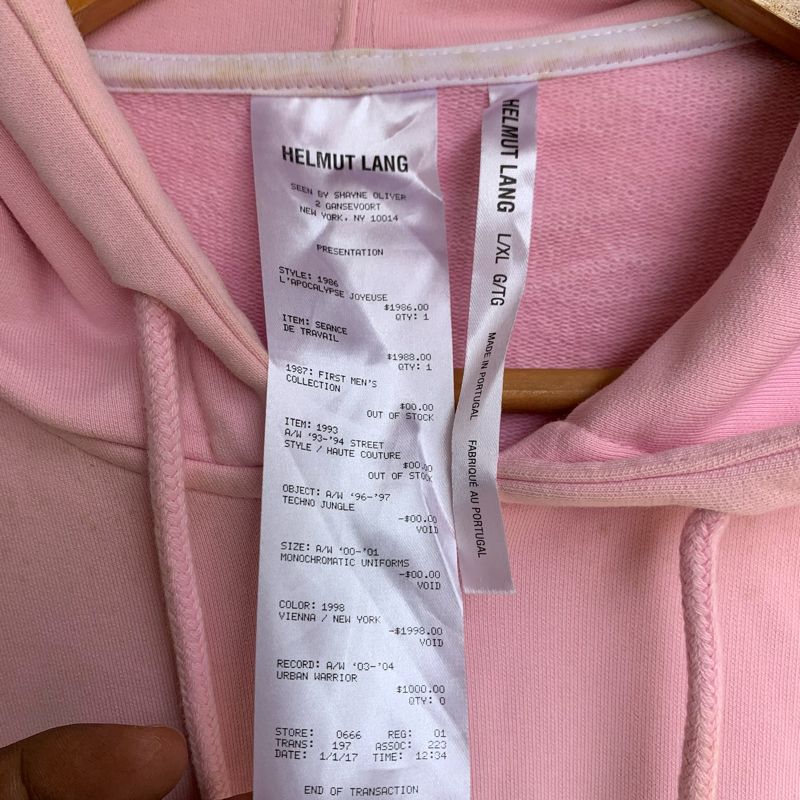 Hoodie Helmut Lang, foto 7