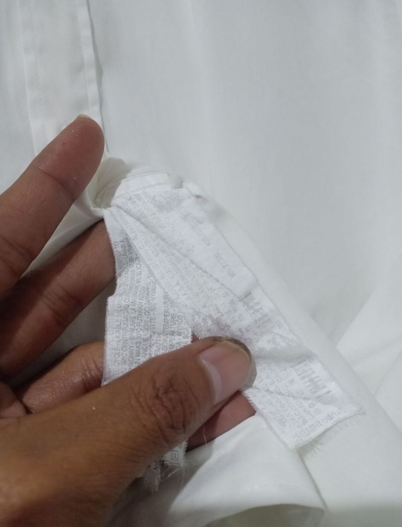 Kemeja Putih Zara Size L Slim, foto 4