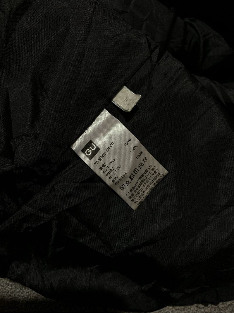 Jacket tebal gelembung GU Uniklo size XL, foto 3