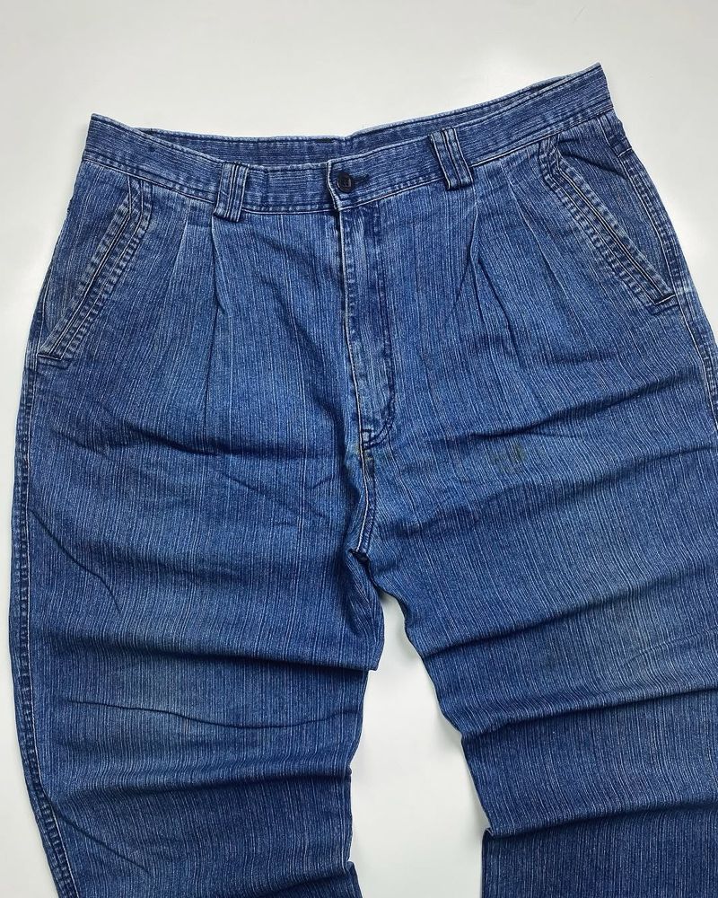 Y2K Unknown Blue Loose Jeans, foto 2