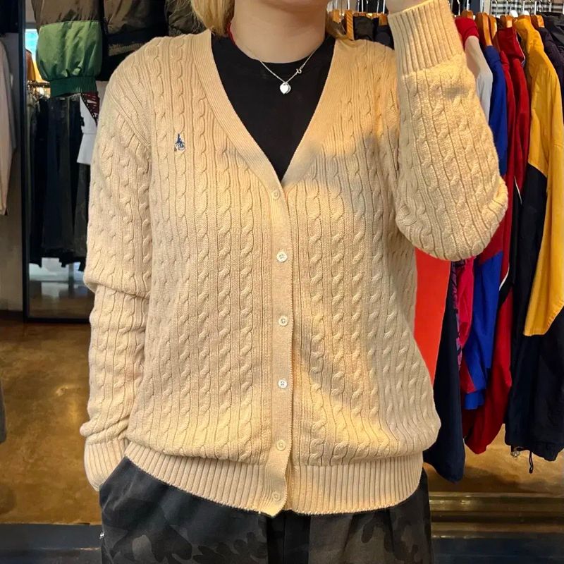 CARDIGAN RAJUT KEPANG BEAN POLE, foto 2