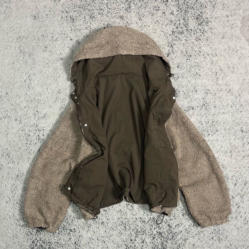 Ingni Boxy Puffer Sherpa Reversible Jacket, foto 6