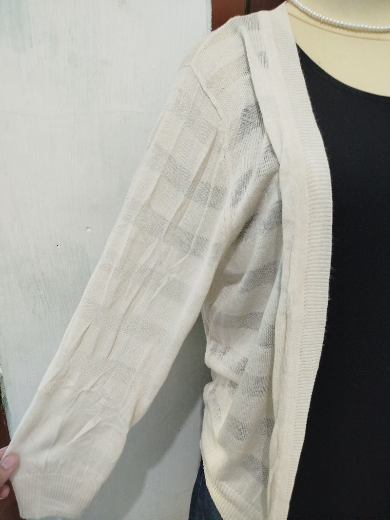 Cardigan - Outer Putih, foto 4