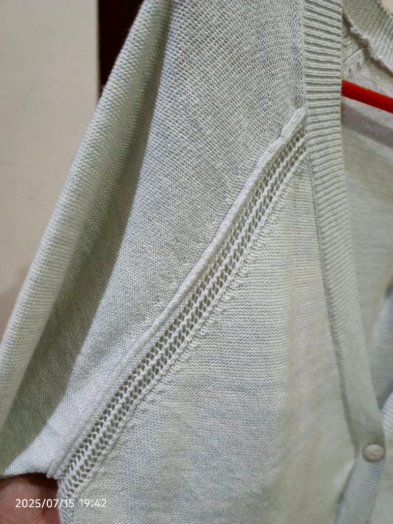 ATASAN WANITA CARDIGAN GREY MULUS, foto 3