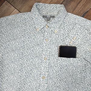 Uniqlo kemeja motif size M