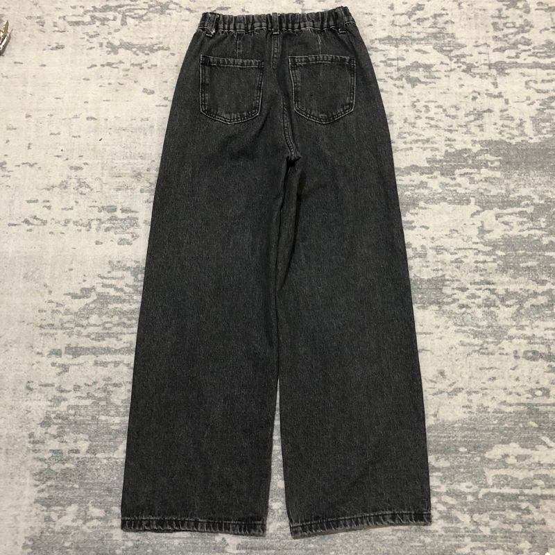 Mdark grey washed baggy jeans, foto 7