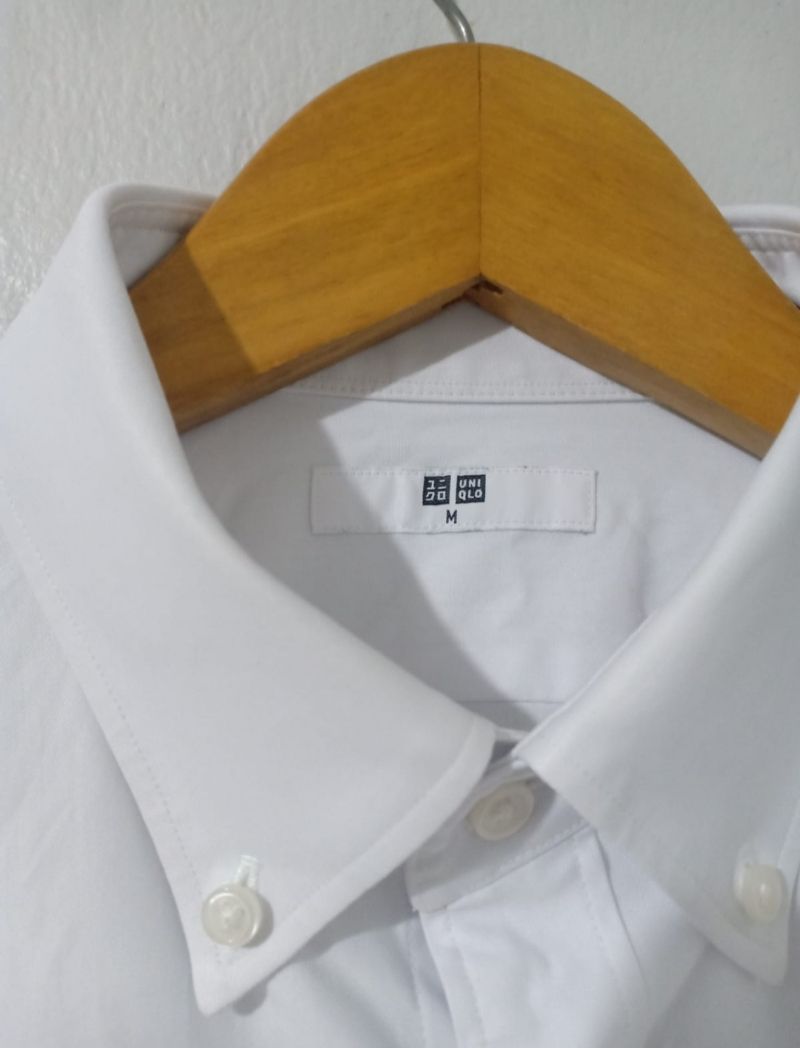 Kemeja Putih Uniqlo Size M Slim, foto 3