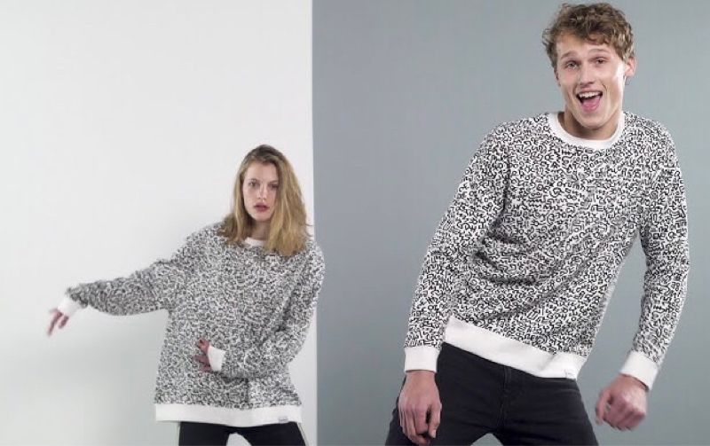 STRADIVARIUS X KEITH HARING Sweater Unisex, foto 8