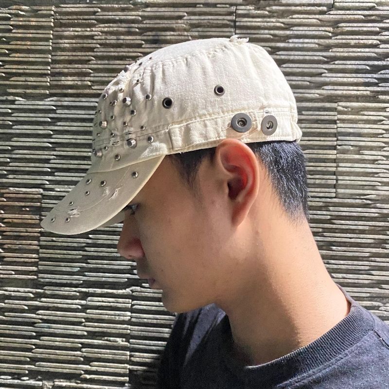 Y2K studded  patrol cap, foto 2