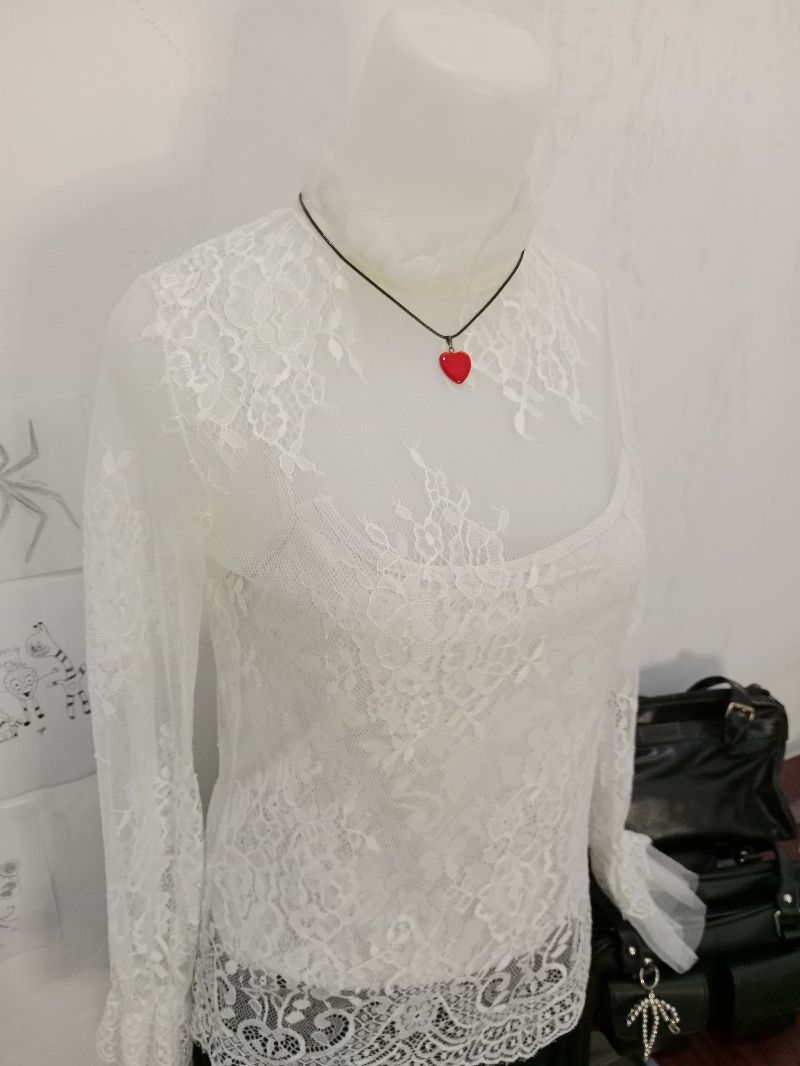 white lace fairy blouse, foto 2