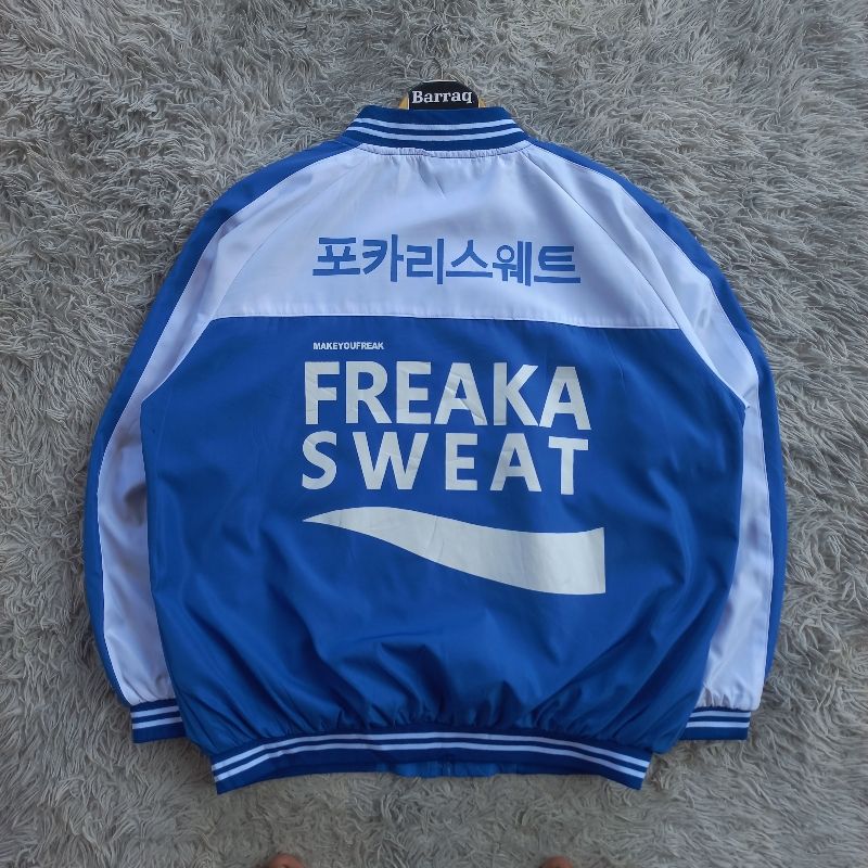 Freaka Sweat Bomber Jacket Casual Windbreaker, foto 2