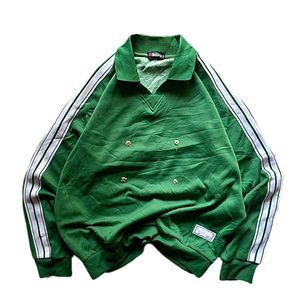 80s Japan Brand Collar Sport Track Sweatshirt