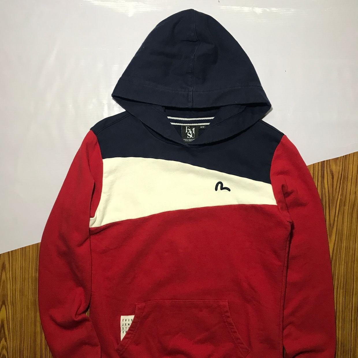 Evisu Minimalist Hoody Pria multicolor, foto 2