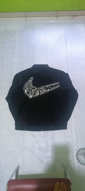 Nike dia de muertos familia Coach jacket big swoosh jacket
