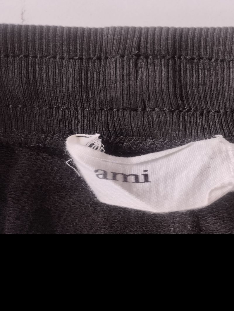 AMI PARIS SWEAT PANT HITAM, foto 2