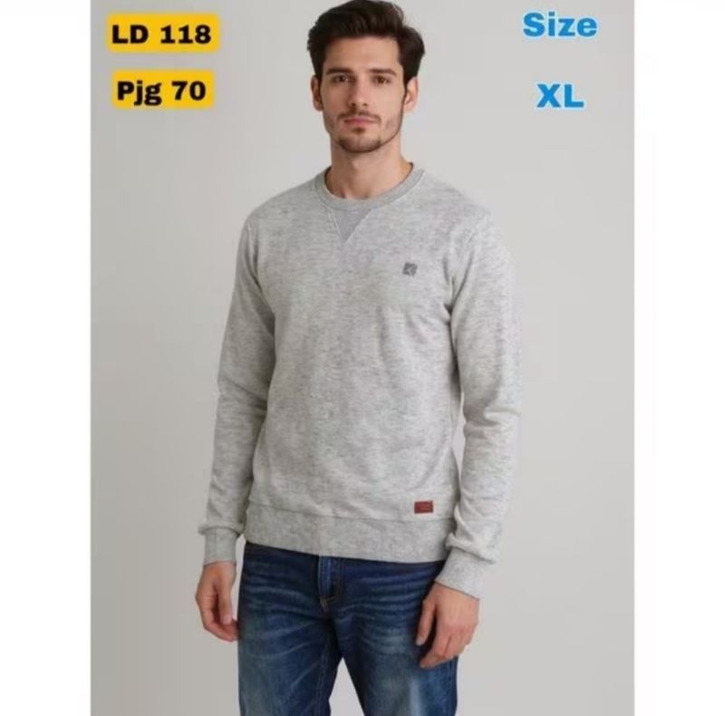 Sweater abu basic polos, foto 2