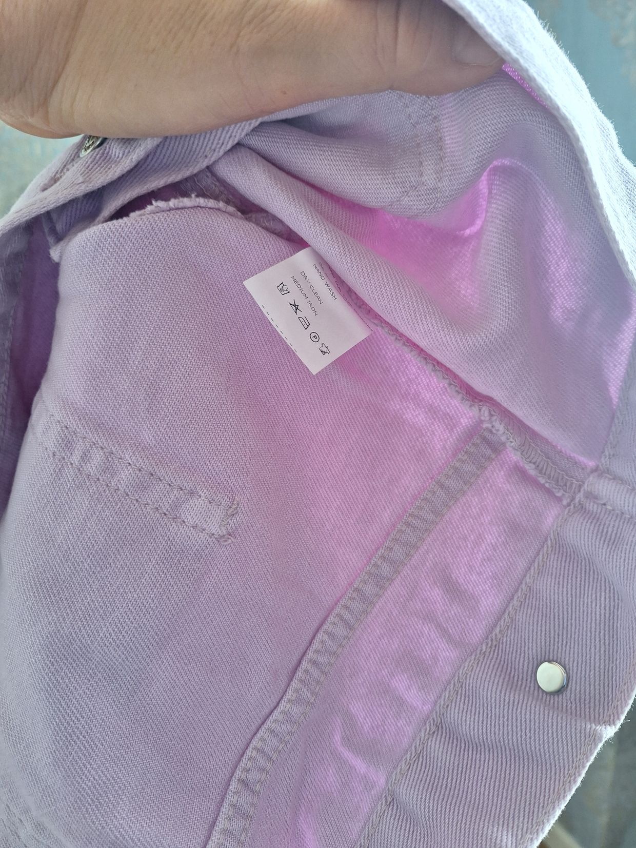 Casual Denim jacket Wanita purple, foto 5