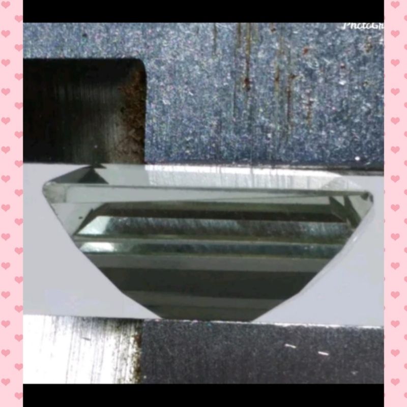 natural prasiolite kristal bagus, foto 2
