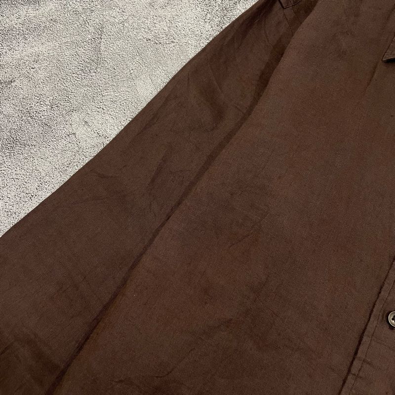 Uniqlo kemeja polos linen, foto 5