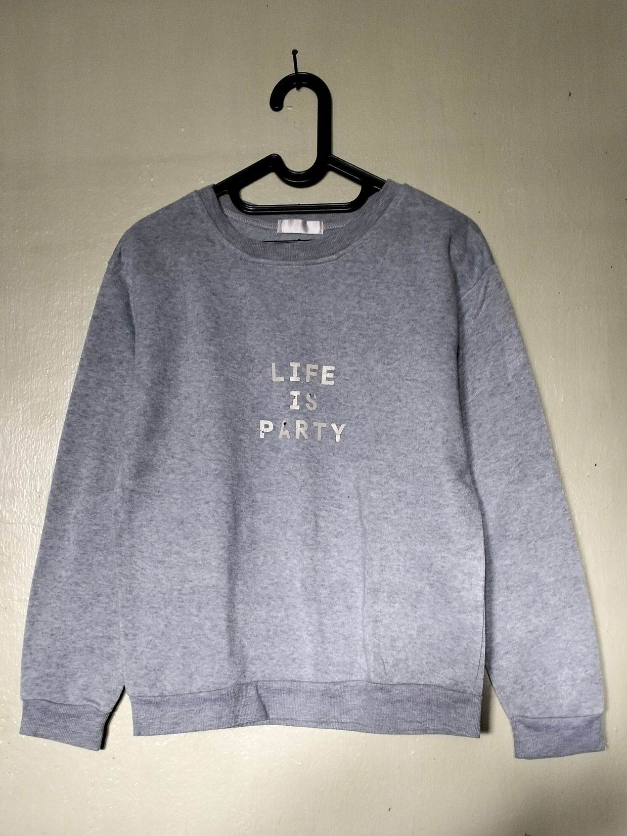 Casual Sweater Wanita gray