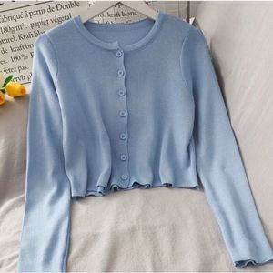BAILEY CARDI RAJUT / ANGEL BOTON SKIRT /CARDIGAN CROP TOP
