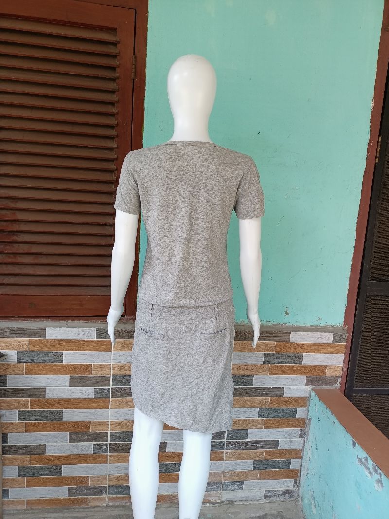 DRESS KAOS ABU MURAH, foto 3