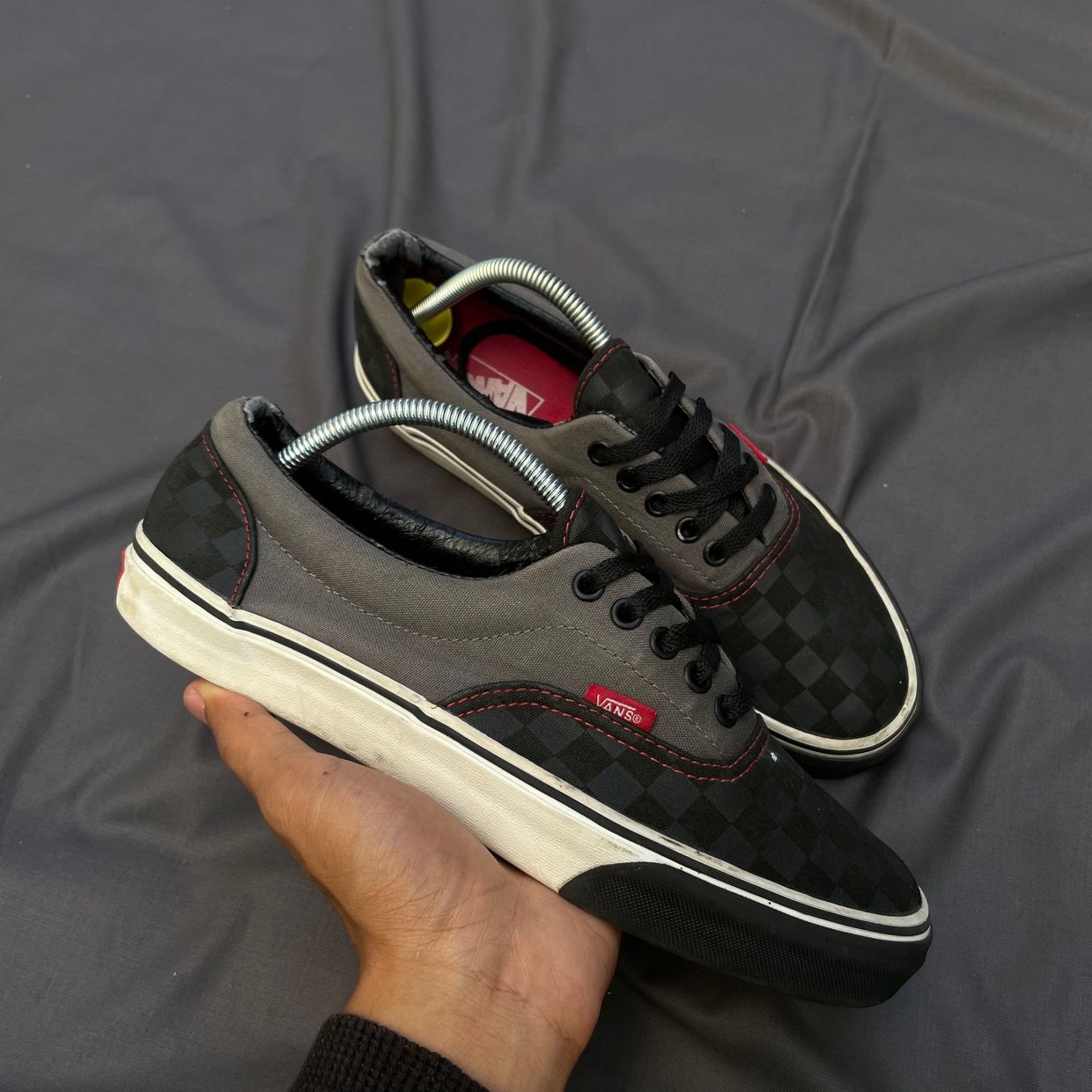 VANS Gorpcore Casual Sneakers Pria black gray
