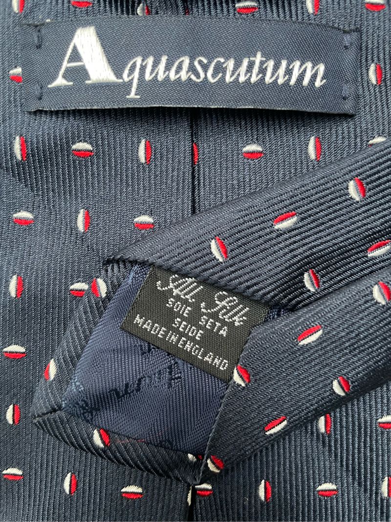 Dasi/Tie Aquascutum Pattern Polkadot, foto 8
