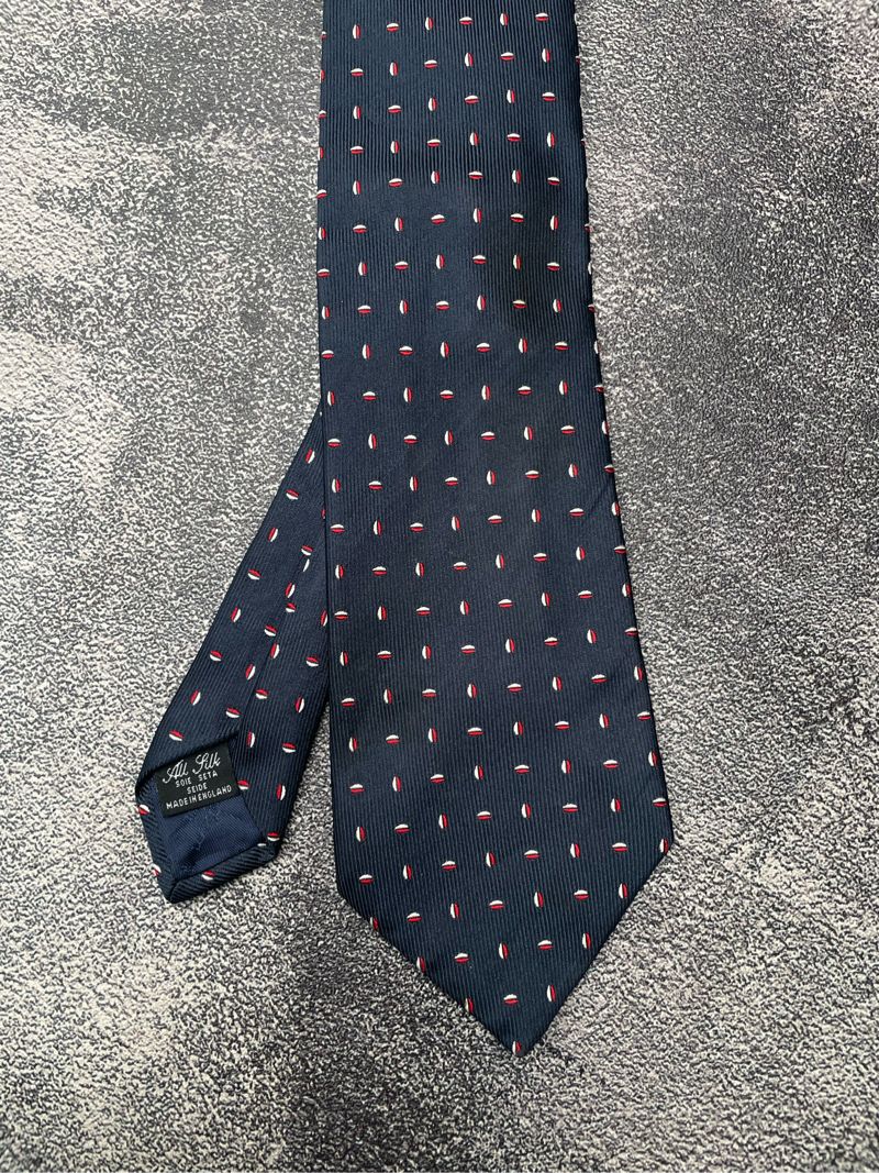Dasi/Tie Aquascutum Pattern Polkadot, foto 3