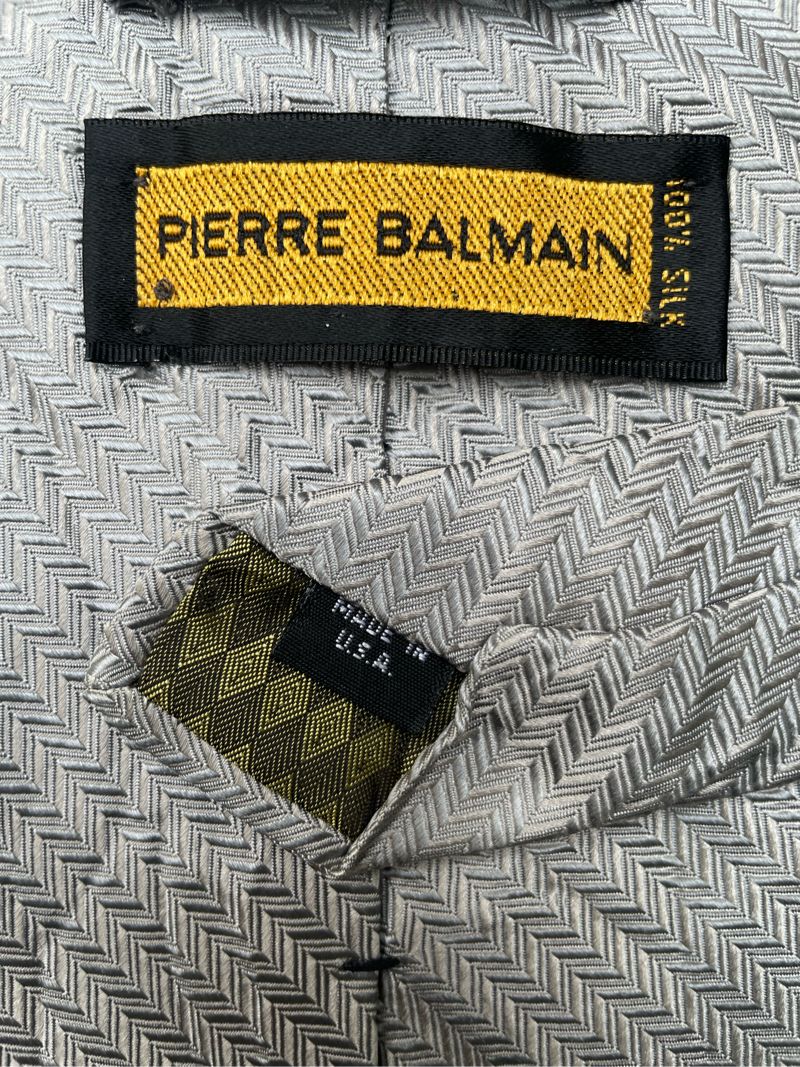 Dasi/Tie Pierre Balmain Pattern Silk, foto 8